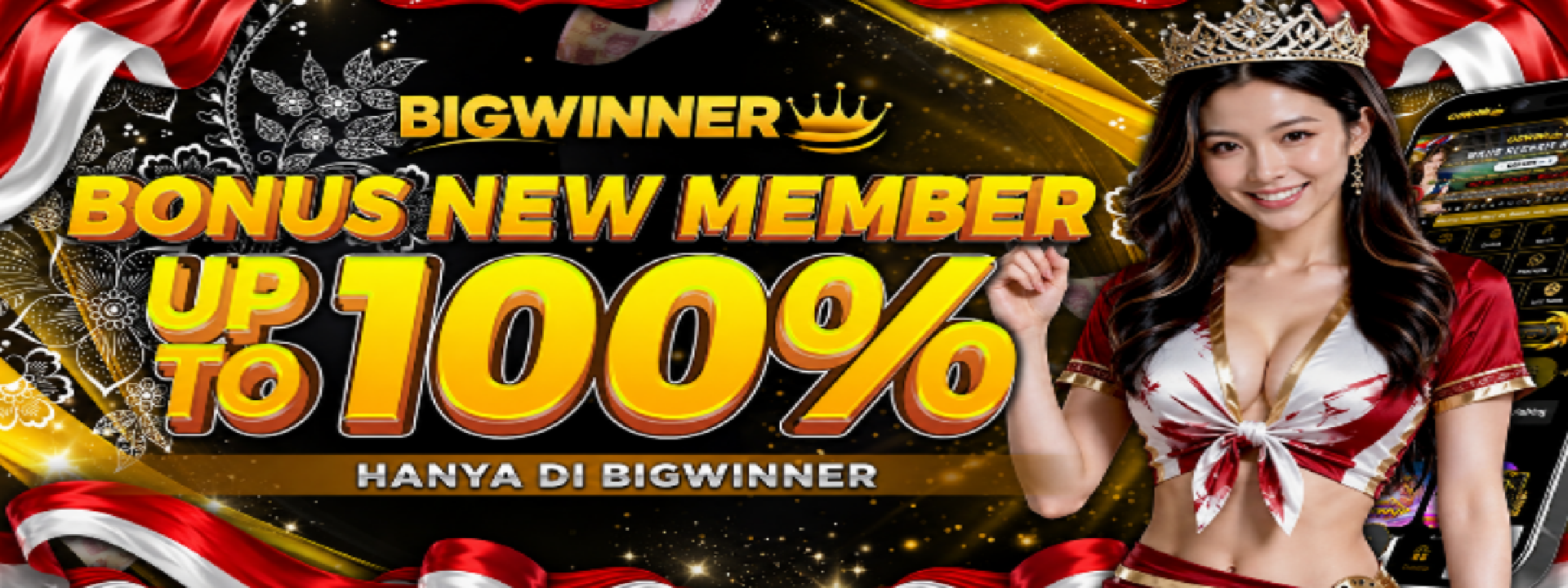 Promo Bonus 100% pengguna baru